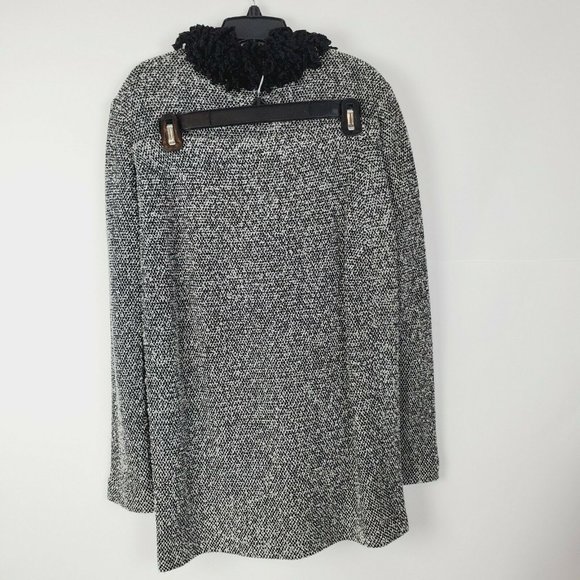 ST. JOHN Black White Soft Tweed Jacket Skirt Set 8 - Picture 10 of 10